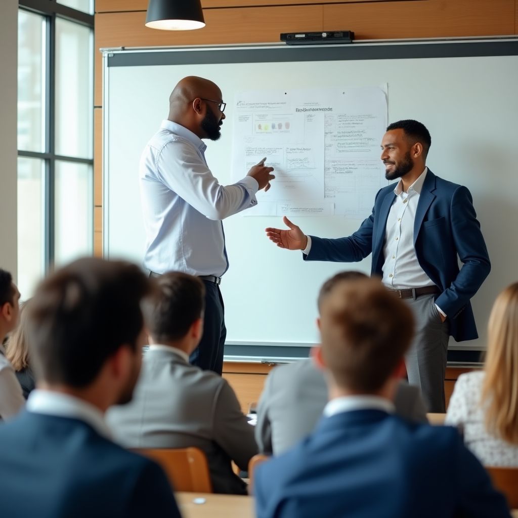 Founder Dr. Emmanuel Koffi teaching a workshop