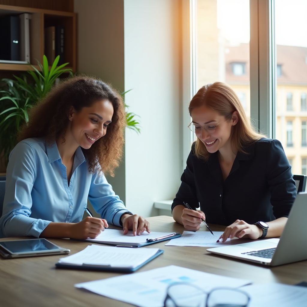 One-on-one financial counseling session